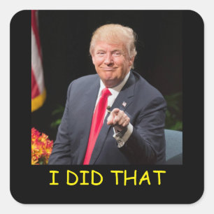 I Did That Square Sticker