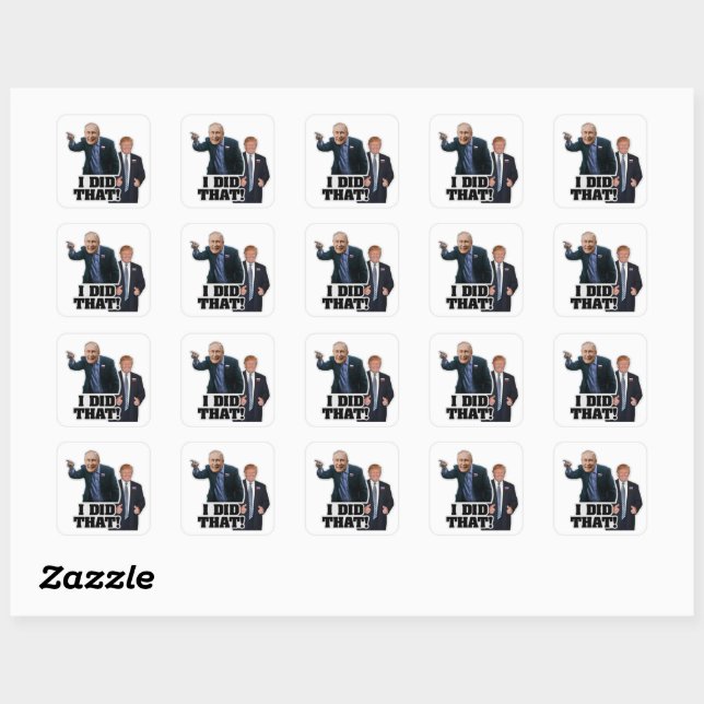I Did That Stickers (Sheet)