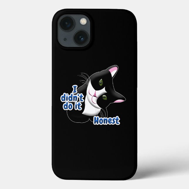 I didn't do it Cat Case-Mate iPhone Case (Back)