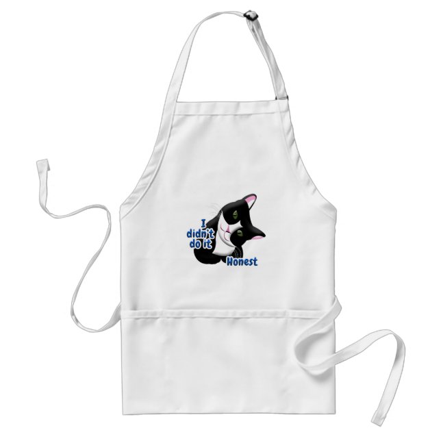 I didn't do it Cat Standard Apron (Front)