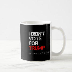 I Didnt Vote For Trump Anti Gop Not My President  Coffee Mug