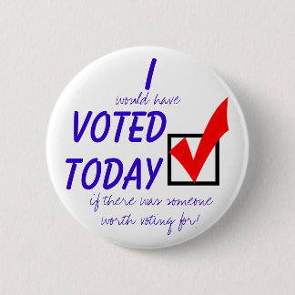 I didn't vote today button