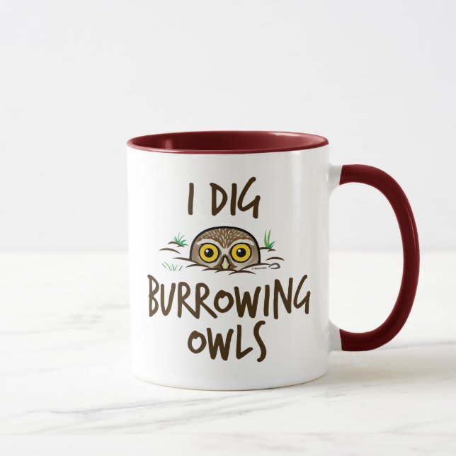 I Dig Burrowing Owls Mug (Right)