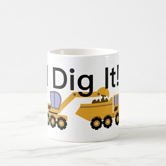 I Dig It Design - White 11 oz Classic Mug (Center)