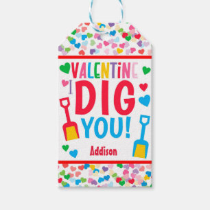 I Dig You Shovel Valentine School Gift Classic Rou Tags