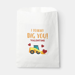I Dig You - Valentine Construction Favour Bag