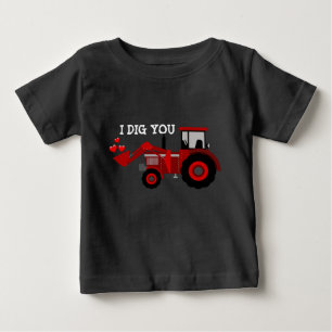 I dig you Valentine Truck hearts boys shirt