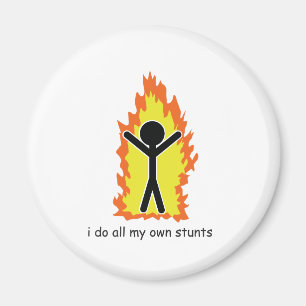I do all my own stunts magnet