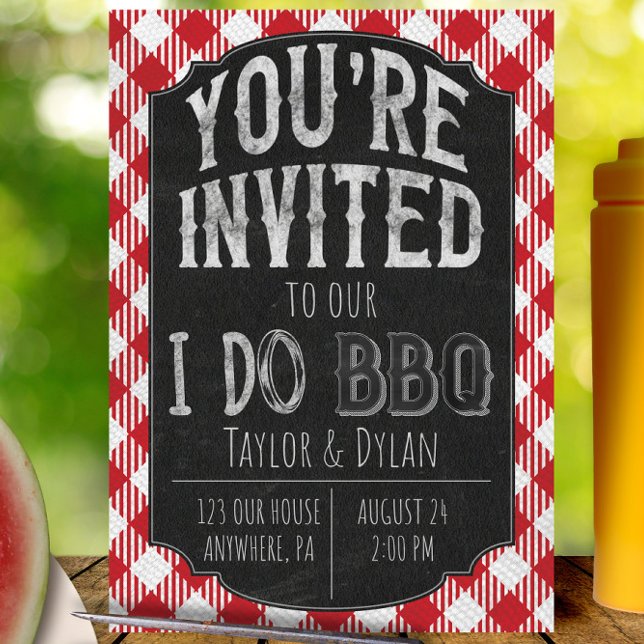 I Do BBQ Bridal & Wedding Shower Invitation (Creator Uploaded)
