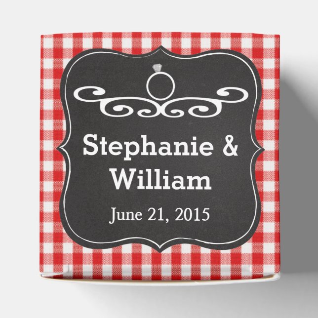 I Do BBQ Couples Barbeque Shower Favour Box (Top)