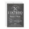 I Do BBQ Couples Shower Engagement Chalk Invite