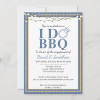 I Do BBQ Couples Shower LGBT Gay Engagement Party