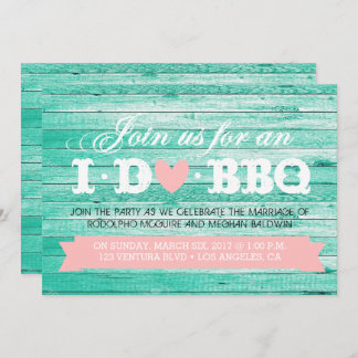 I DO BBQ ENGAGEMENT PARTY INVITATION