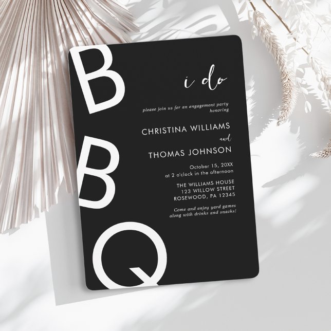 I Do BBQ Engagement Party Invitation (Creator Uploaded)