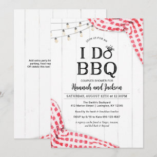 I Do BBQ Invitation