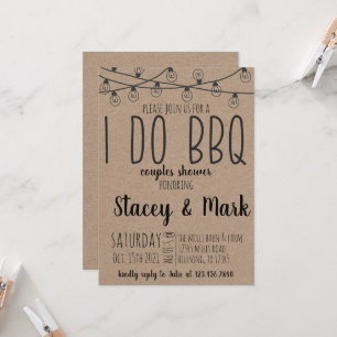 I Do BBQ Invitation