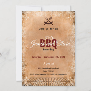 I Do BBQ Invitation, Couples Shower Engagement Invitation