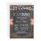 I DO BBQ Invitation Rustic Wedding Engagment