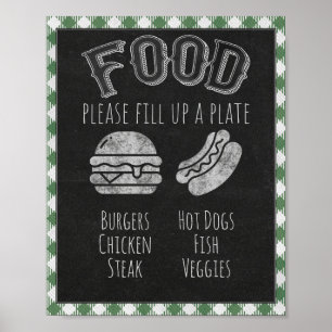 I Do BBQ Party Food Bar, BBQ Bar & Grill Sign