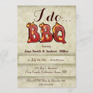 I do BBQ party invitations