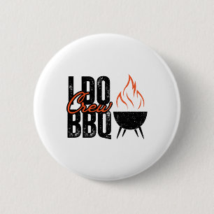 I Do Bbq Party Matching Wedding Crew Byrbecue Dinn 2 Inch Round Button