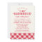I Do BBQ Red Gingham Wedding Couples Shower