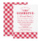 I Do BBQ Red Gingham Wedding Rehearsal Dinner