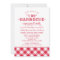 I Do BBQ Red Rustic Wedding Engagement Party