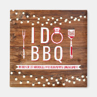 I Do BBQ Rustic Engagement Party Couples Shower