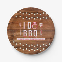 I Do BBQ Rustic Engagement Party Couples Shower