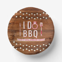 I Do BBQ Rustic Engagement Party Couples Shower