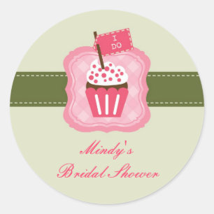 "I Do" Bridal Shower Sticker