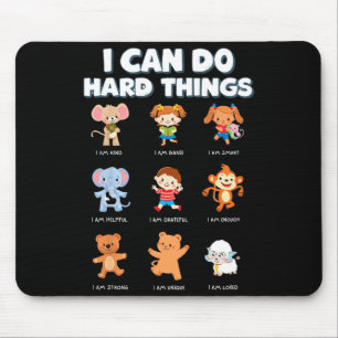 I Do Can Hard Things Children's Book Mouse Pad