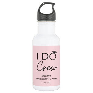I Do Crew Bridal Party Bachelorette Party Favours 532 Ml Water Bottle