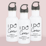 I Do Crew Bridal Party Bachelorette Party Favours 532 Ml Water Bottle<br><div class="desc">I Do Crew Bridal Party Bachelorette Party Favours Water Bottle</div>