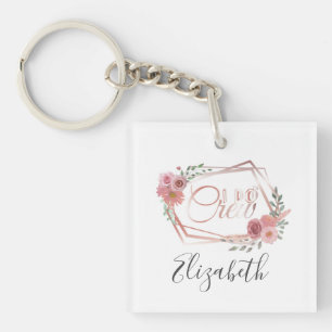 I Do Crew Rose Floral Blush Fleurs Rose Vert