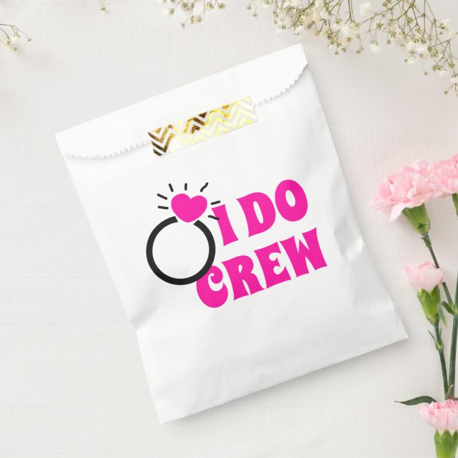 I Do Crew | She Do Crew Bachelorette Bride Goodie  Favour Bag (Sealed)