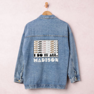 I Do It All Ballet Tap Jazz Lyrical Shoe Dance Denim Jacket