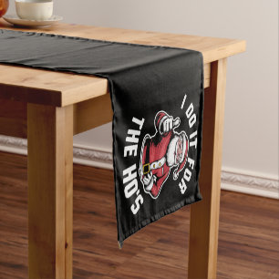 I Do It for The Hos Santa Claus Funny Christmas Short Table Runner