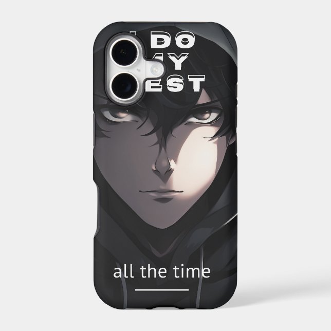I Do My Best Anime Phone Case (Back)