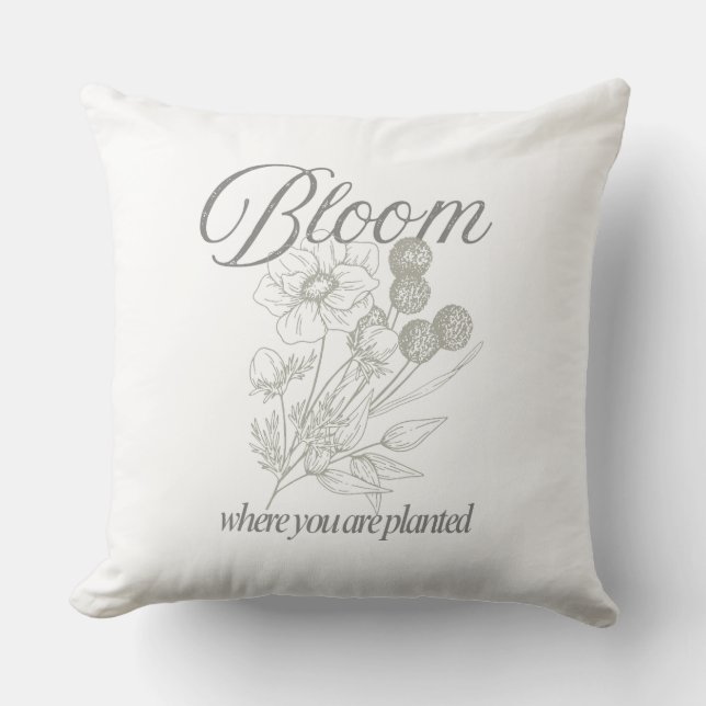 I Do My Best Anime Phone Case  Throw Pillow (Front)