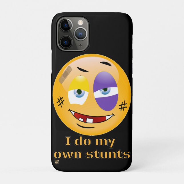 "I DO MY OWN STUNTS " funny        Case-Mate iPhone Case (Back)