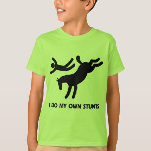 I Do My Own Stunts™ Horse: humourous picture of T-Shirt