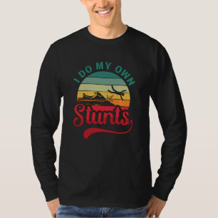 I Do My Own Stunts Jet Ski Retro Jet Skiing Jetski T-Shirt