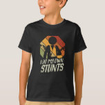 I Do My Own Stunts Sports Accident T-Shirt<br><div class="desc">In sports,  there are occasional sports accidents,  such as when riding a mountain bike. Even so,  brave and daredevils are quickly injured. A funny gift idea with a funny saying.</div>