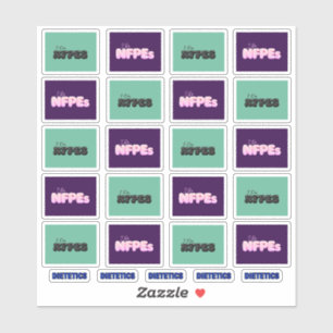 I Do NFPEs 20 Stickers 2 Colours