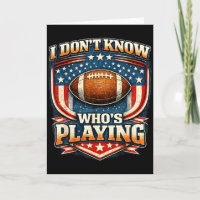 I do not even know who is playing football humour