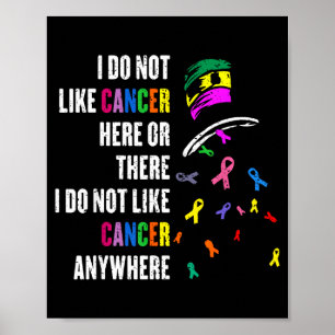 I Do Not Like Cancer There Outfits Uni-adults Canc Poster