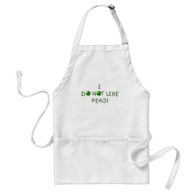 I Do  Not Like Peas Tshirts and Gifts Standard Apron (Front)