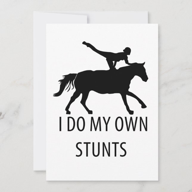 I Do Own Stunts Vaulting Horseriding (Front)